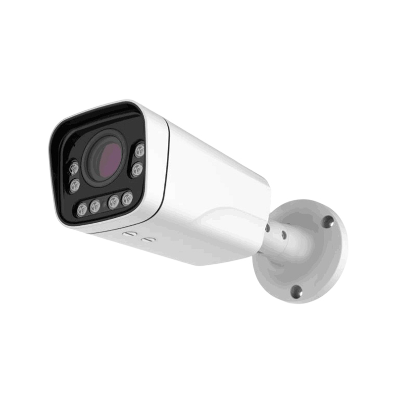 5MP Colorful HD IP Manual Zoom Bullet Camera (8pcs warm LED)
