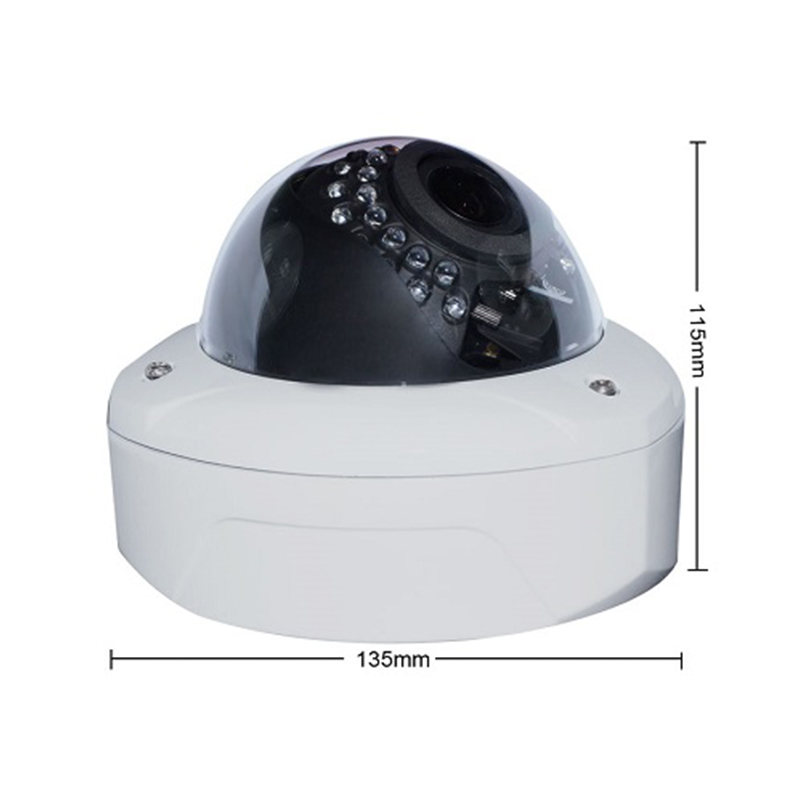 5MP HD IP IR Auto Zoom Dome Camera (30 IR LED)